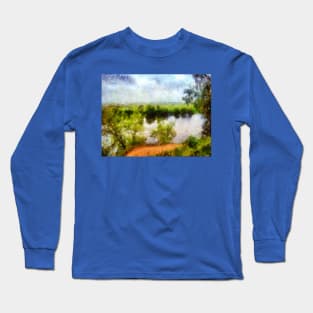 Landscape with a river Long Sleeve T-Shirt